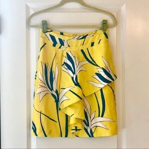 Anthropologie Sariah High Waist Yellow Skirt